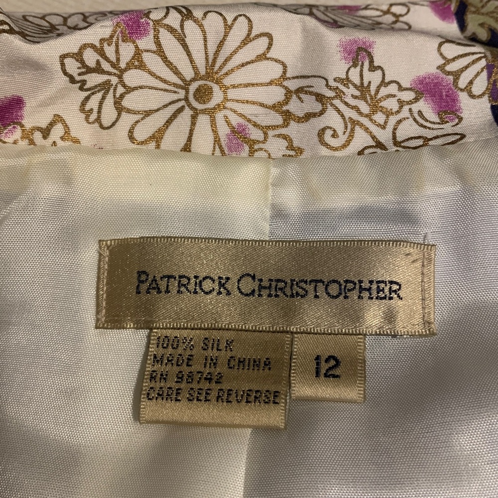 Patrick Christopher 2Piece Floral Patchwork Women's Jacket/top - Picture 9 of 11